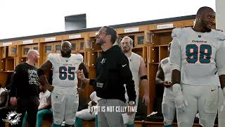 FULL MIKE MCDANIEL LOCKER ROOM SPEECH AFTER WEEK 15 WIN AGAINST NEW YORK JETS  MIAMI DOLPHINS [upl. by Htebaras]