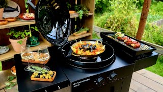 Die kompakteste Outdoorküche der Welt der OUTDOORCHEF AROSA 570 G Black Style [upl. by Yung]