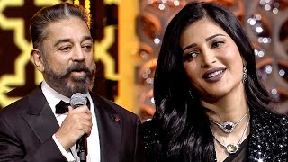 Ulaganayagan Kamal Haasan revealed a music album with Shruti Haasan after winning Best Singer Award [upl. by Herm]