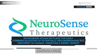 NeuroSense Moves Toward Early Commercialization Of ALS Treatment In Canada Eyeing 100M Market [upl. by Bedwell]