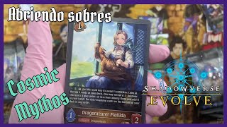 Abrimos segunda caja de Shadowverse evolve Cosmic Mythos Set 4 mas y mejor [upl. by Bassett909]