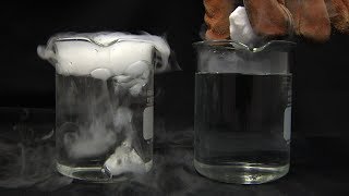 Liquid Nitrogen Cooled Dry Ice in Water [upl. by Arianna]