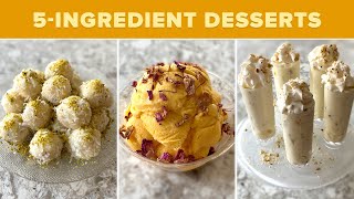 This Chef Makes 3 Indian Desserts Using Only 5 Ingredients Each • Tasty [upl. by Sharla]