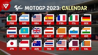 MotoGP 2023 Calendar amp Schedule [upl. by Julita]