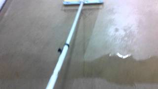 How to roll out concrete sealer [upl. by Pickens]