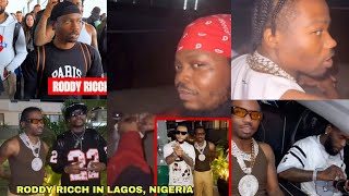 Roddy Ricch Chills at Burna Boys Crib in Lagos As He Meets Olamide Lil Kesh Asake Poco lee Jago [upl. by Malone]