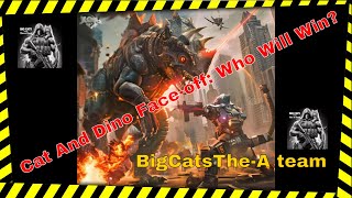 Cat And Dinosaur Faceoff Who Will Win shorts cat cinematic war callofduty cute hero [upl. by Nnylrebma421]