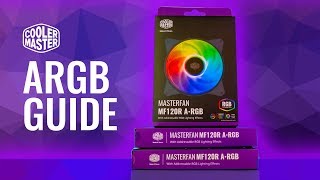 HOW TO Cooler Master ARGB Setup and Install Guide  MF120R ARGB [upl. by Clarise632]