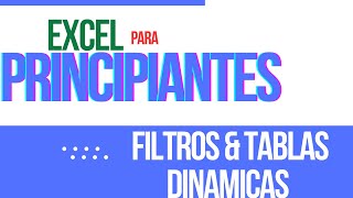 Dominando Filtros y Tablas en Excel Optimiza tu Análisis de Datos [upl. by Niliac]