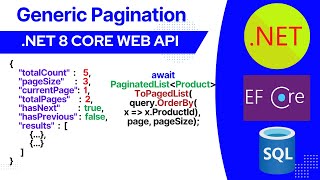 how to implement generic pagination in aspnet core web api [upl. by Ettenajna369]