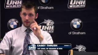 UNH Mens Ice Hockey vs Northeastern Post Game [upl. by Yllim]