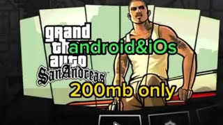 Descargar GTA San Andreas android versión Lite rápido y fácil 200 MBcleo mod link por mediafire [upl. by Raimondo]