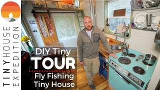 Single Father Builds Clever Tiny House with Recycled Materials on His Land [upl. by Jaquith]