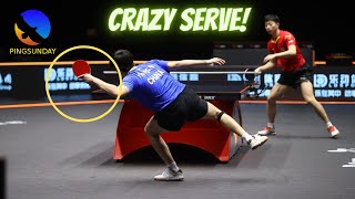 direct winning serve in table tennis [upl. by Bradleigh740]