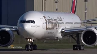 Emirates Takes Delivery of A6EPC Boeing 777300ER  KPAE Paine Field [upl. by Ainimreh]