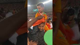 Sébastien Haller et sa famille au stade 😘🥰 [upl. by Pandolfi]