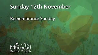 Sunday 12th November  10am  Remembrance Sunday [upl. by Zil673]