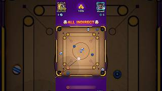 Carrom pool trick Shot Mumbai Arena table carrom shorts [upl. by Aicercul]