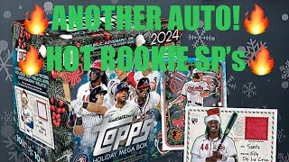 🔥🎄MORE AUTOS🎄🔥 2024 TOPPS HOLIDAY MEGA BOX OPENING x 2 [upl. by Samantha508]