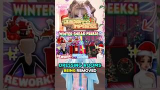 NEW CHRISTMAS SNEAK PEEKS 🎄 DRESSING ROOMS REMOVED dresstoimpress DTI roblox viral blowup [upl. by Haerle]