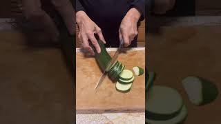 Cutting Zucchini shorts food new video subscribe [upl. by Maury292]