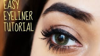 Easy Eyeliner Tutorial for Beginners  corallista [upl. by Dierdre]