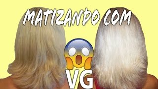 COMO MATIZAR O CABELO EM CASA [upl. by Enywad]