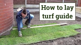 How to lay turf  ultimate lawn fitting guide [upl. by Beach339]