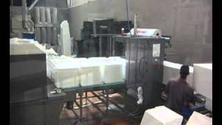 PE 150 Eps Blocks Eps Plates Packaging Machine  Polistren Blok Paketleme Makinesi [upl. by Oluap]