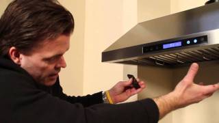 How To Operate a PLFW115 and PLFW116 Under Cabinet Range Hood by Proline Range Hoods [upl. by Anerom963]