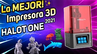 La MEJOR⚡ IMPRESORA 3D de RESINA 2021  SUPER Creality HALOT ONE  TODO al INSTANTE [upl. by Funda]