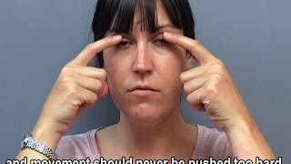 Eye Exercises during the Paresis stage of facial palsy [upl. by Nnyltiak]