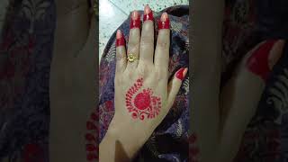 Hand kalka design Alta design mehendi designsart workalpona designs reels video [upl. by Gruchot]