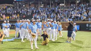 UNC wins the Chapel Hill Regional  Post Game Celebration [upl. by Tower]