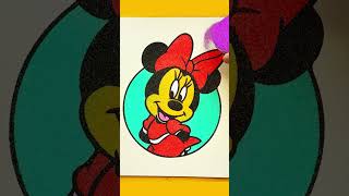 Sand painting Minnie Mouse [upl. by Bittner]