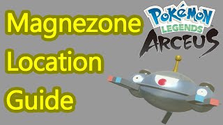 Pokemon Legends Arceus Magnezone locations guide how to catch magnezone [upl. by Jeno497]