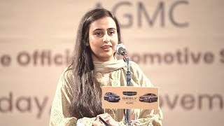 FAREEHA NAQVIDUBAI MUSHAIRA  DUBAI 2023 [upl. by Elwira]