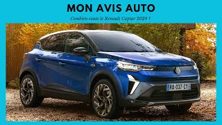 COMBIEN COUTE LE RENAULT CAPTUR RESTYLEE 2024 [upl. by Zailer]