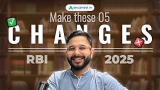 RBI Grade B 2025  5 Preparation Tips  How to Crack RBI Grade B 2025  PYP Analysis  Anuj Jindal [upl. by Alikam]