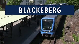 Blackeberg station Tunnelbanan i Stockholm 2017 [upl. by Juakn]