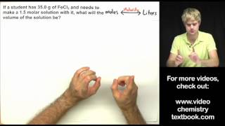 Molarity Practice Problems Part 2 [upl. by Rojas]