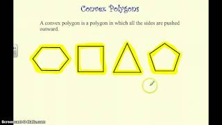 Convex and Concave Polygons [upl. by Hunter435]