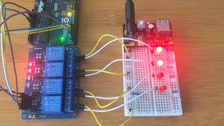 HOW TO INTERFACE 5V 4 CHANNEL RELAY MODULE WITH ARDUINO [upl. by Talia]