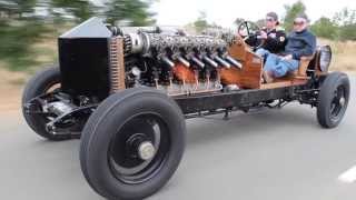 Meet Lucy the flamebelching aeroengined car [upl. by Deland241]