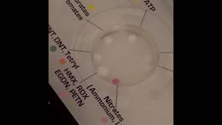 TraceX Explosive Detection Kit Color Change [upl. by Neved]