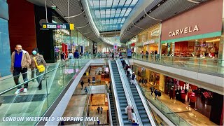 Westfield Stratford Shopping Mall  London England 🇬🇧  Virtual Walking Tour 4k HDR 2022 [upl. by Lemon]