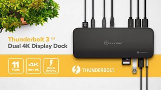 ALOGIC Thunderbolt Dual 4K Display Docking Station [upl. by Proud]