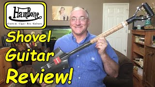 Shovel guitar review Shovel guitar built by Kevin Hamilton of Hambone Cigar Box Guitars [upl. by Kano]