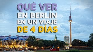 Qué ver en Berlín en un viaje de 4 días 🇩🇪 [upl. by Ecinaj470]