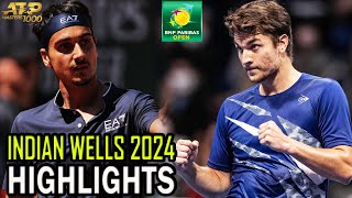 Lorenzo Sonego vs Miomir Kecmanovic Round 1 Highlights  Indian Wells 2024 [upl. by Barnaby862]